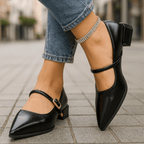 Sofia Leather Heels