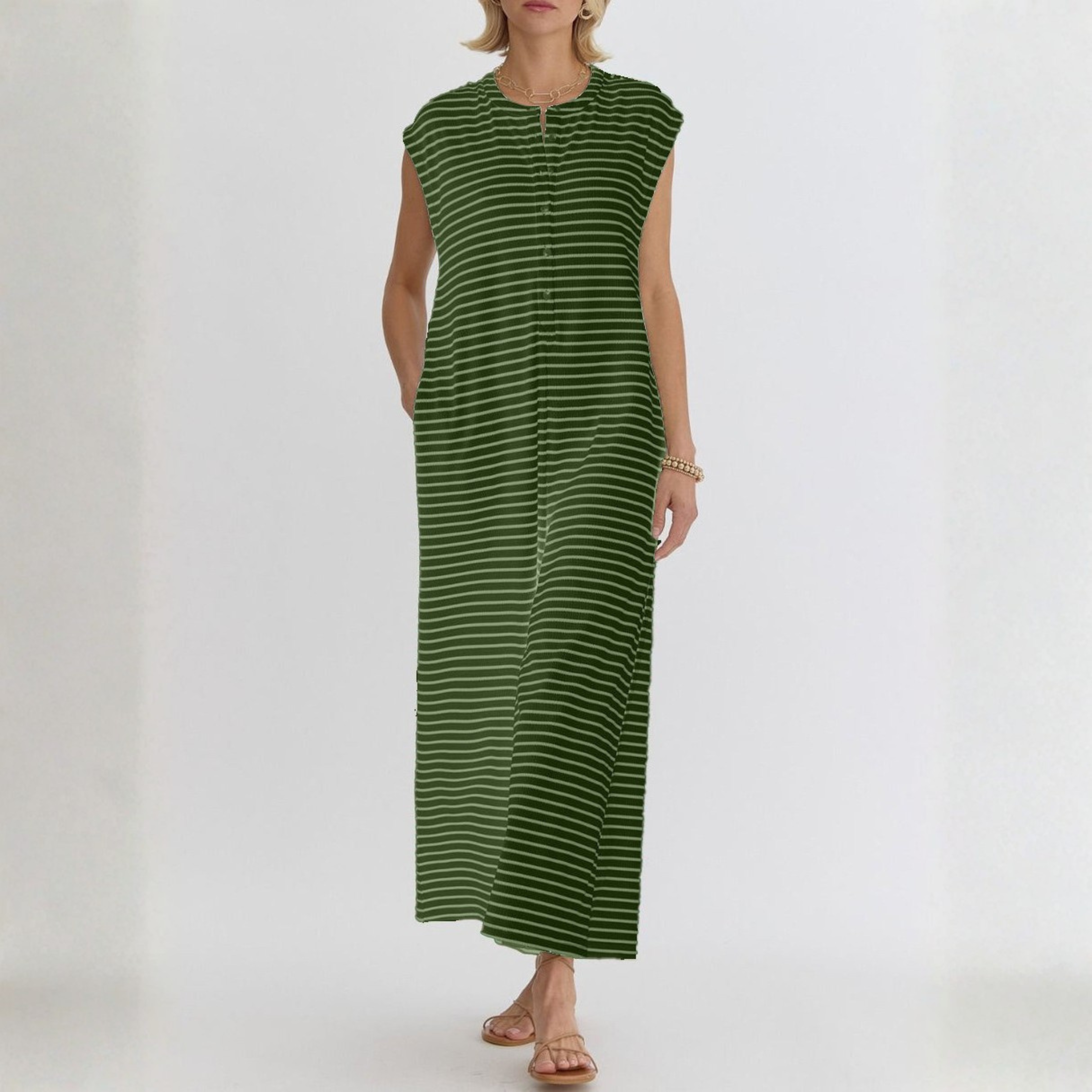 Brynn | Striped Wide-Leg Jumpsuit