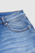 Mid-Rise Straight Fit Denim Jeans