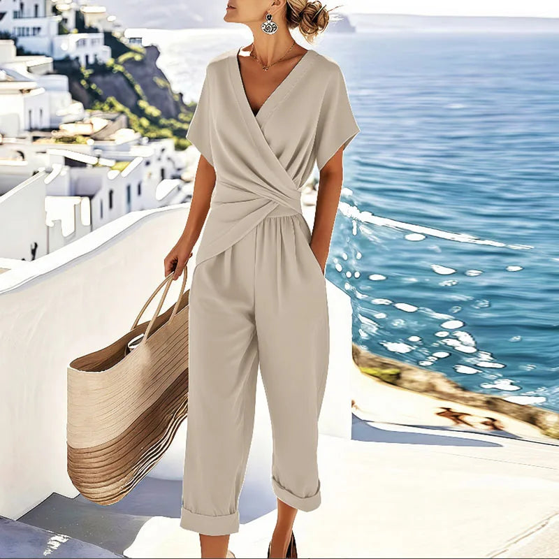 Everleigh | Draped Elegant Jumpsuit