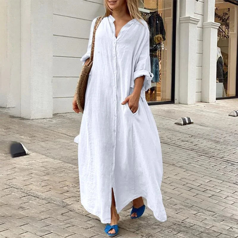 Alara | Breezy Button-Down Elegance