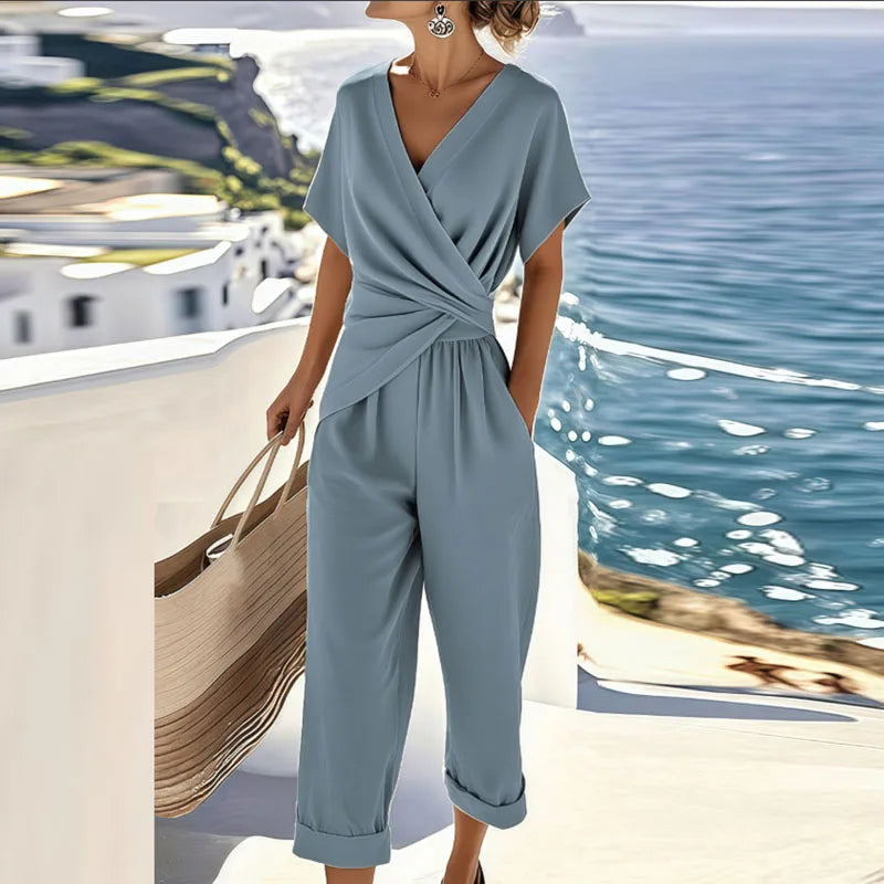 Everleigh | Draped Elegant Jumpsuit