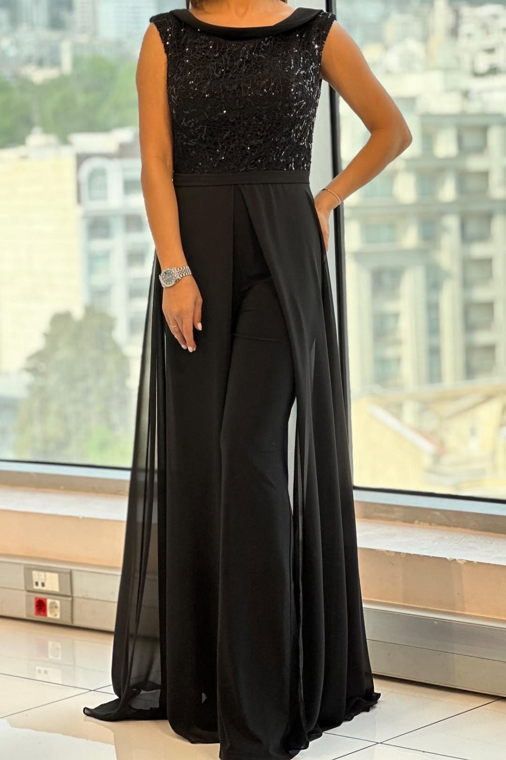 Avaria | Sleeveless Elegant Jumpsuit
