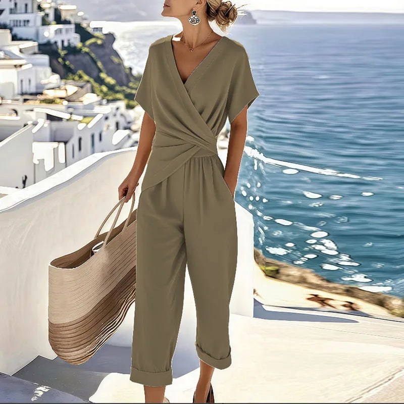 Everleigh | Draped Elegant Jumpsuit