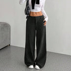 Women's Casual High-Waist Trousers – Relaxed Fit for Ultimate Comfort and Style