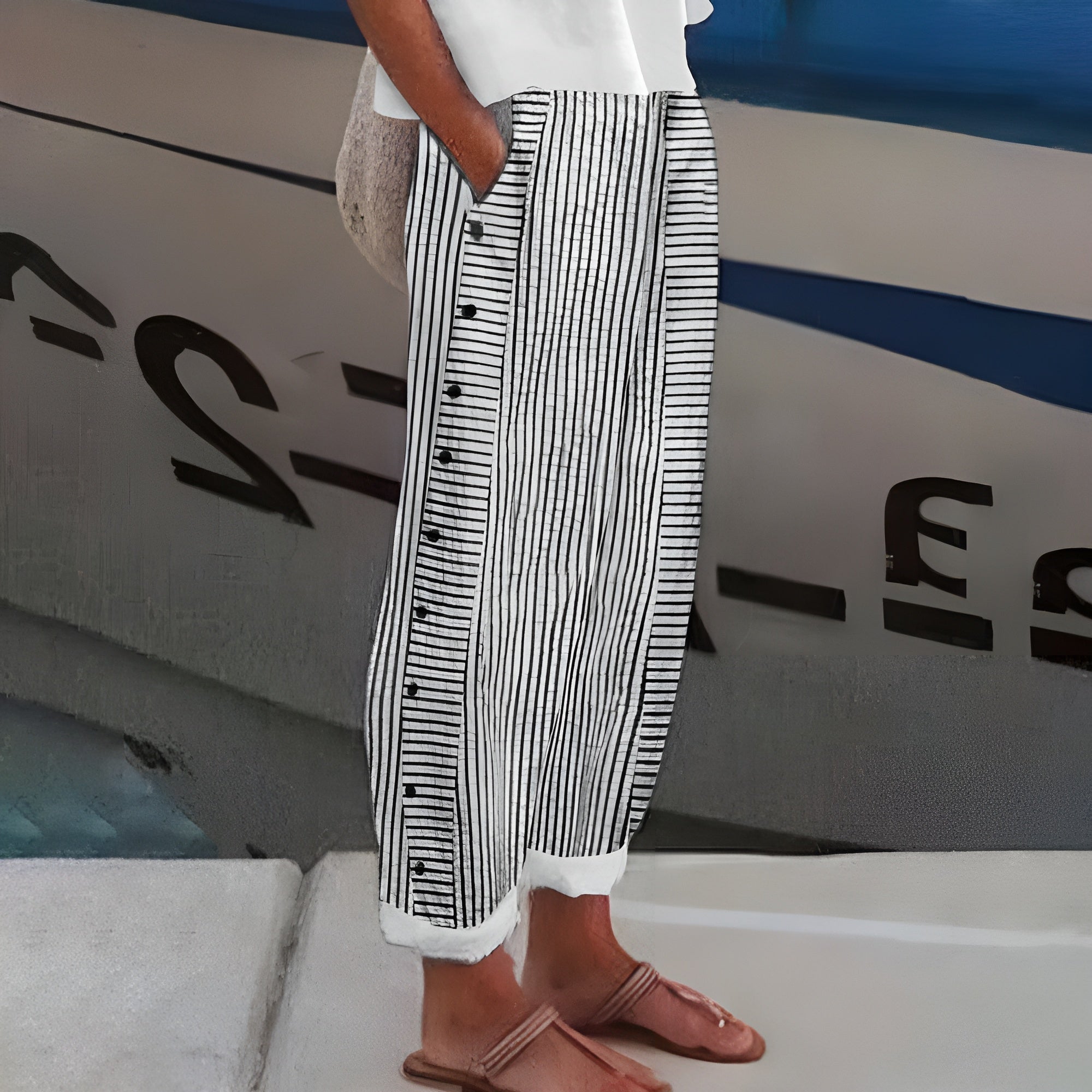 Sara™ - Comfy Linen Pants