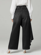 Stylish Women's High-Waisted Wide-Leg Jeans with Relaxed Fit