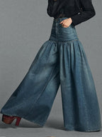 Comfortable Wide-Leg Jeans — The Ideal Fusion of Relaxation and Timeless Denim